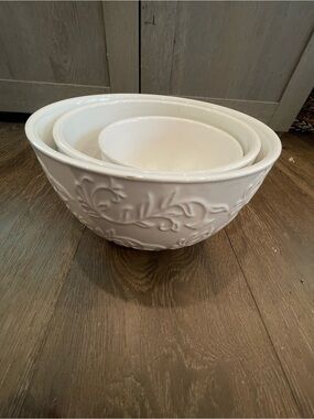 Entry Coventry Jasmine Ceramic Bowl - White